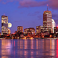 Moonlit Boston on the Charles